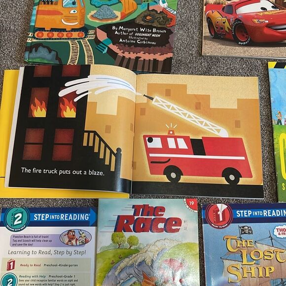 Lot of 9 truck, trains, and car books - Pixar cars, Thomas the Train, go dog go - Picture 10 of 16